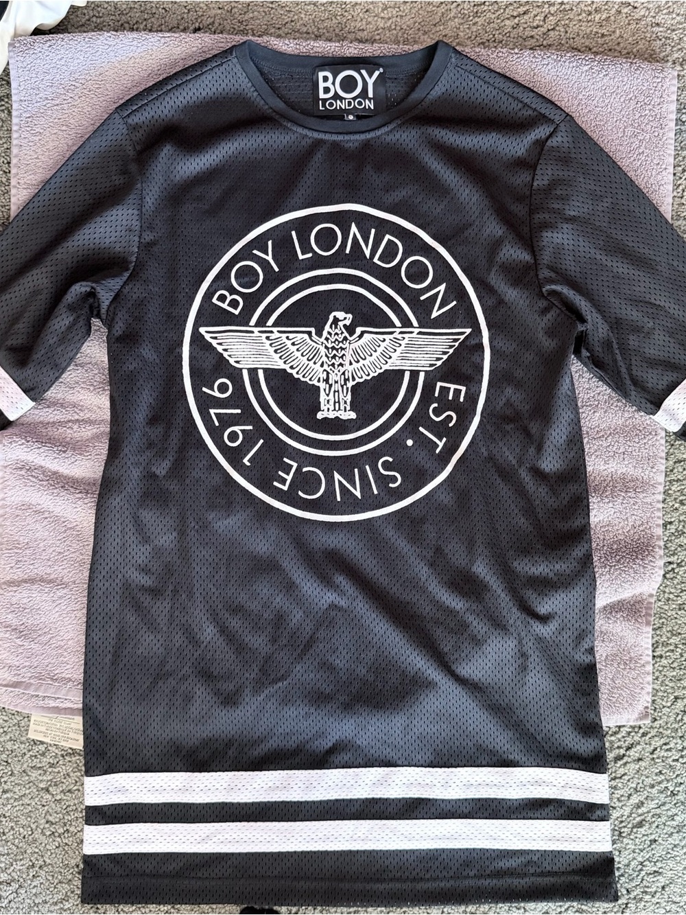 BOY London Women's Black Long-Sleeve Logo Dress